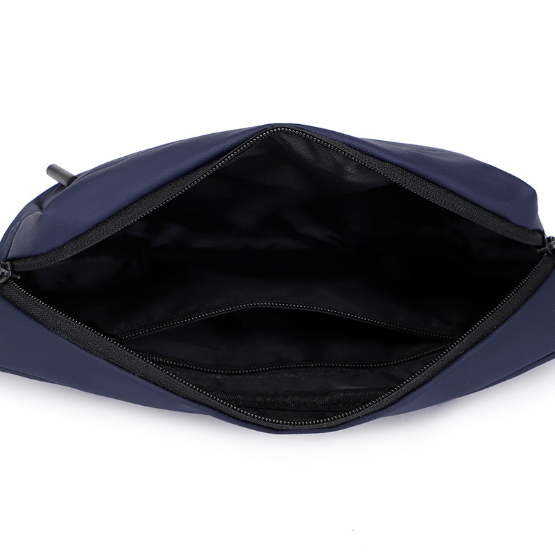 Venta al por mayor transfronteriza 2024 nueva moda al aire libre cintura casual bolso de mensajero de un solo hombro para hombre bolso de pecho impermeable multifuncional