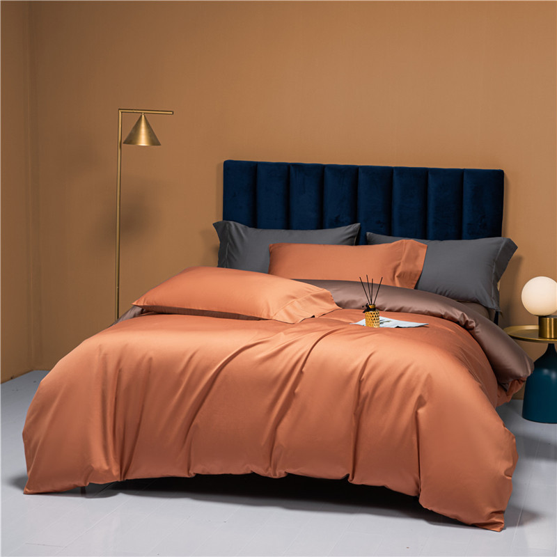 Direct supply of 100 A class long staple cotton four-piece set solid color light luxury satin bed mattress cotton three-piece set Wholesale Direct supply of 100 A class long staple cotton four-piece set solid color light luxury satin bed mattress cotton three-piece set Wholesale