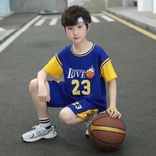 男童篮球服套装夏装2025新款儿童夏季中大童速干运动球衣男孩夏款