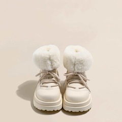 哈尔滨雪地靴女防水防滑长白山雪乡旅游穿搭东北大棉鞋抗寒-40度