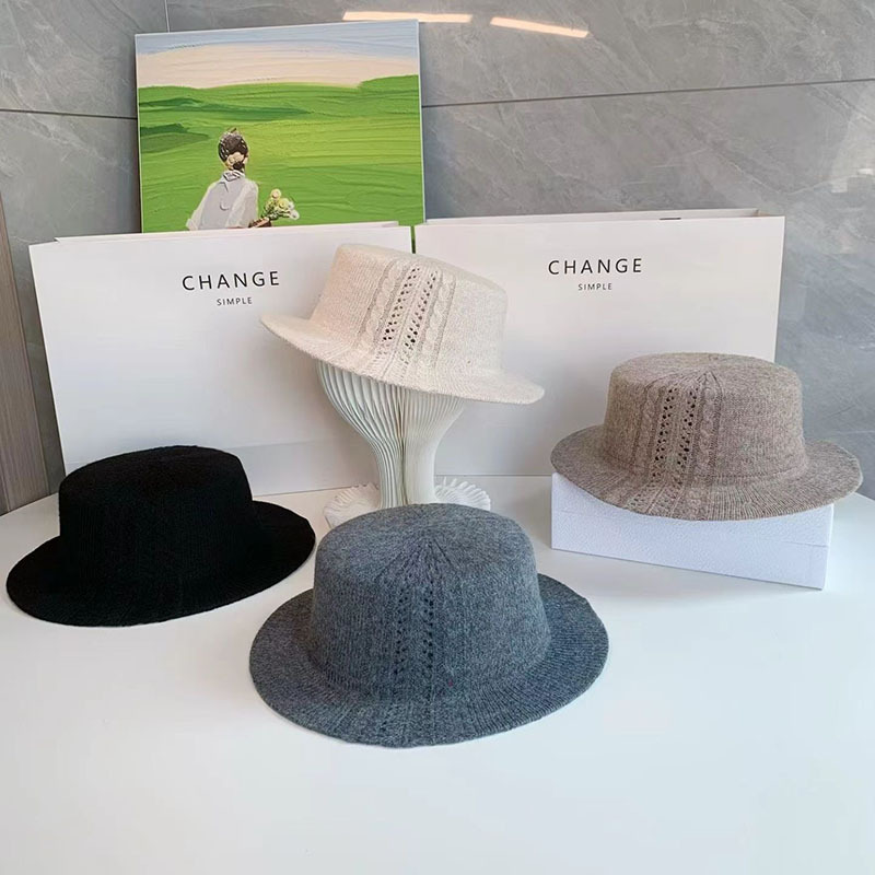 Japanese retro demi-season keep warm fashionable solid color hat…
