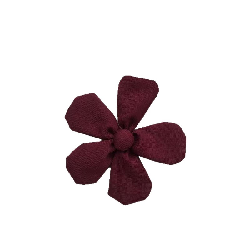 辅料花朵布艺大号亮色充棉五瓣花朵发饰宝宝袜包服饰手机壳材料|undefined