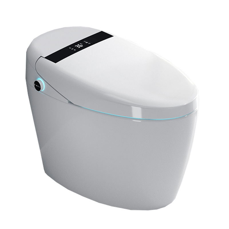 El nuevo retrete elegante automático 110V CE inglés extranjero/CPUC/SASO formuló fila de la pared de la fila del piso