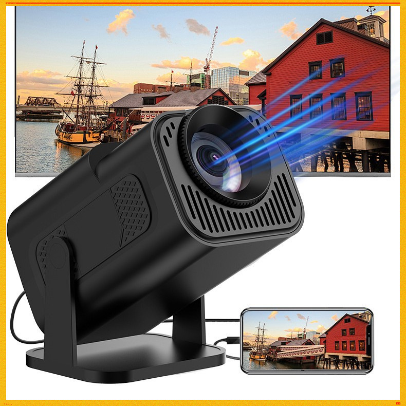 Cross-Border Popular Hy320 Small Mini Projector Smart Android Wifi Home High-Definition Outdoor Portable Projector