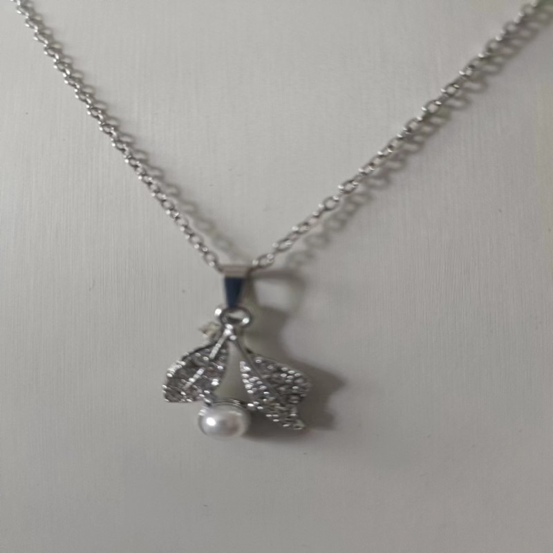 Exquisite Pendant Necklace Korean Style Micro Inlaid Versatile_voghion.com