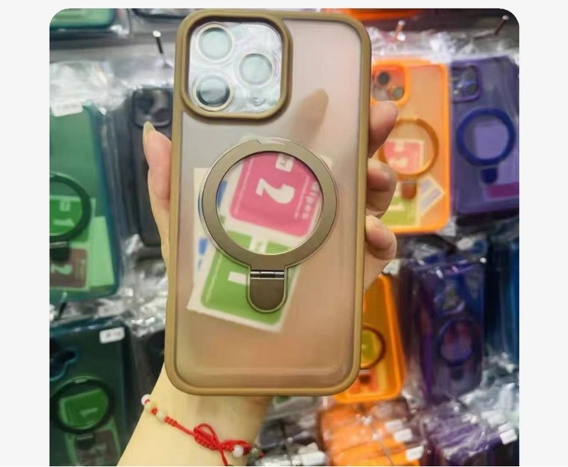 無料のレンズフィルムは、iPhone17promax 携帯電話ケース ホルダー磁気吸引 Apple 15 肌の感触のつや消し支点シェルに適しています。|undefined