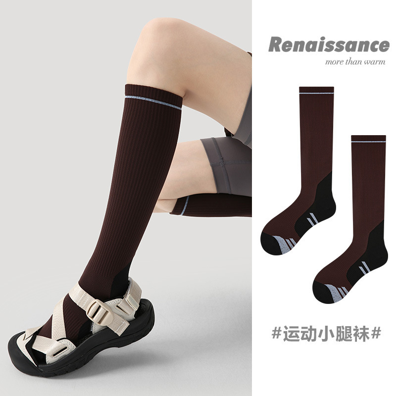 Renaissanceテニスソックス子供圧力ソックススポーツふくらはぎストッキングストッキングレギンスランニングソックス|undefined
