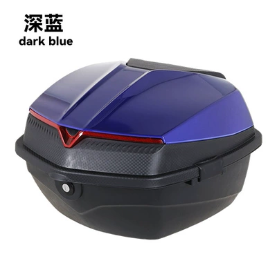 Electric car tail box – Thickened Large Anti-Shake Electric Vehicle - dark-blue-tail-box-free-installation-accessories