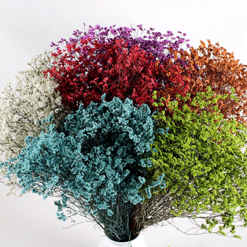 Yunnan fábrica mayorista de flores inmortales de cristal hierba flor seca pesa material DIY ramo de flores hechas a mano decoración del hogar