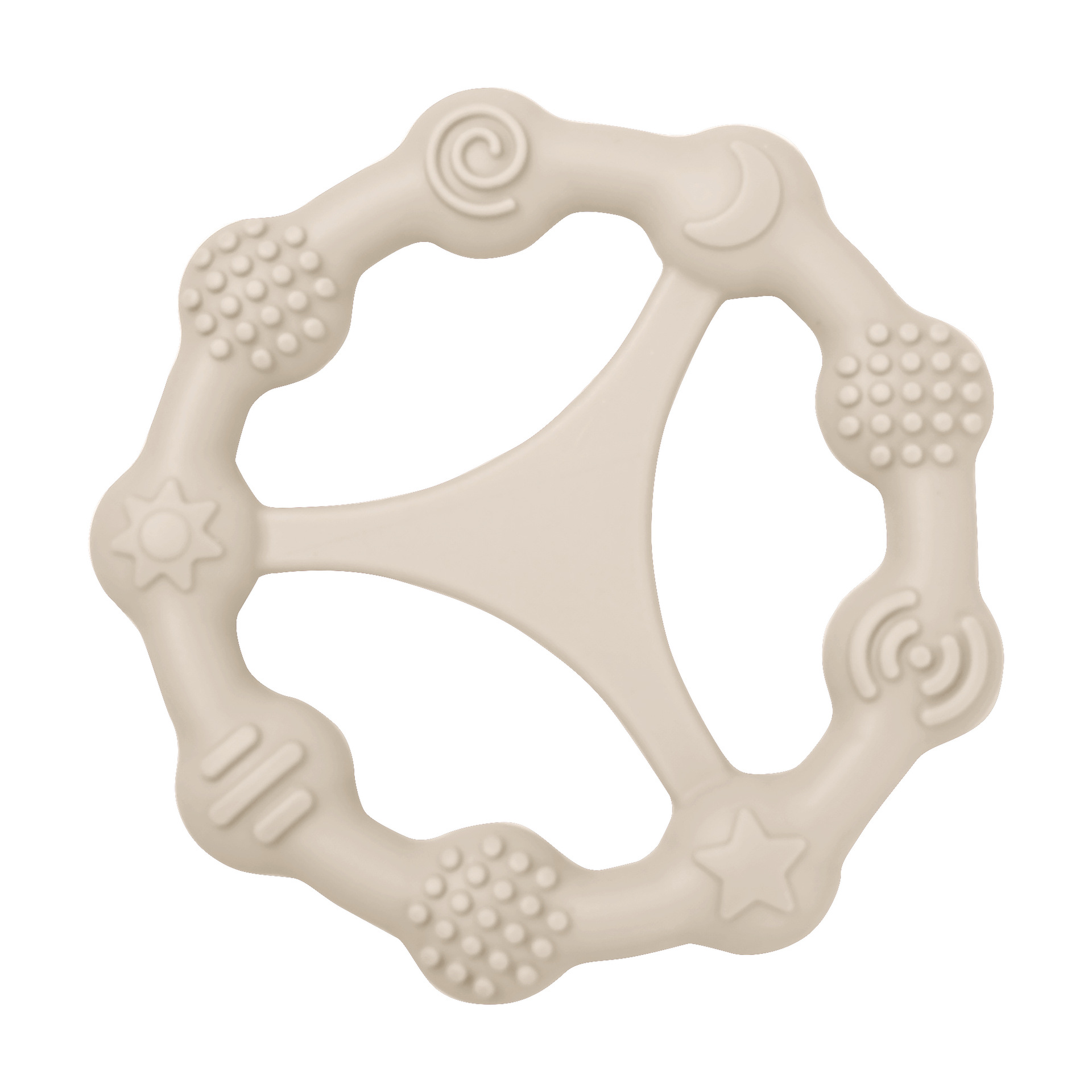 Los nuevos juguetes molares de silicona para bebés suministrados directamente por la fábrica son adecuados para bebés de 0 a 6 meses de edad.