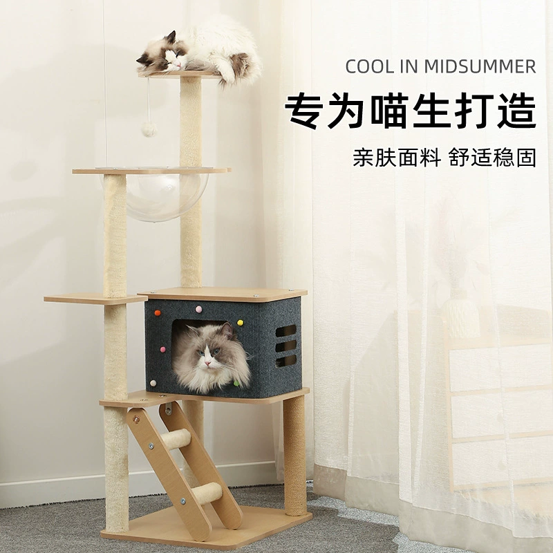 Summer space climbing frame, toy, cat