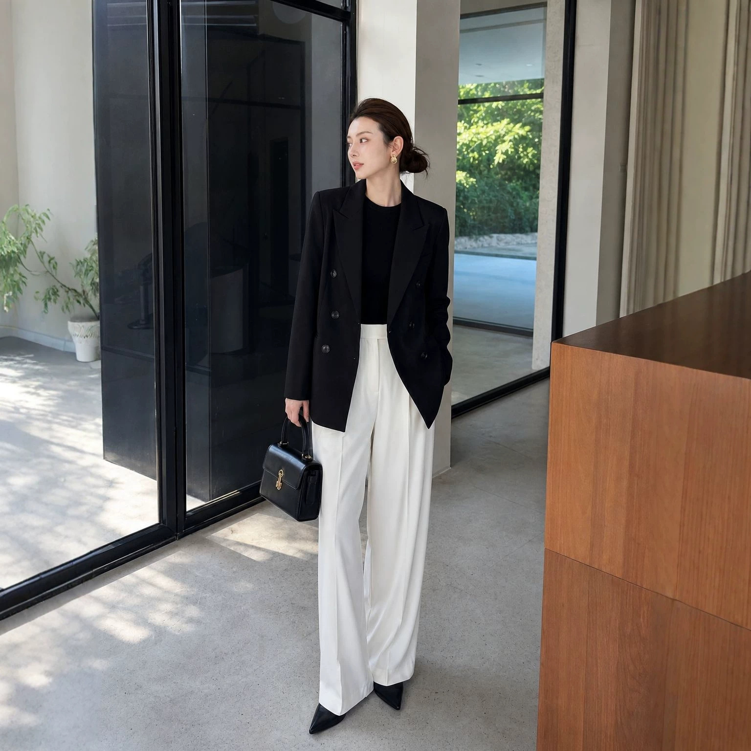 2026 Spring Trendy New French Retro Lapel Suit Jacket, Mid-Length, Available for Live Streaming Dropshipping and Distribution