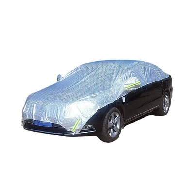 Factory supply car sunscreen sunshade full car front gear thickened aluminum film roof cover car sunshade roof cover (Car clothing) - silver-roof-aluminum-film-grid-basic-model