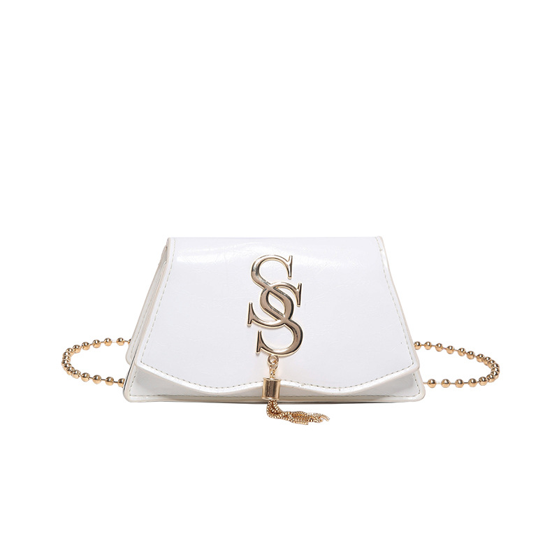 Bolso de tendencia de mujer cadena retro hombro simple letras de moda 2025 primavera nuevo mini mochila bolso pequeño