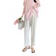 Baby Mom Pregnant Women Slimming Outer Wear Jelly Pants Loose Ice Silk Thin Straight Small New Ice Sense Wide Leg Pants
