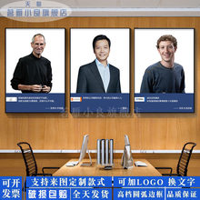 名人名言励志公司装饰画企业文化墙办公室挂画会议室带框装裱壁画