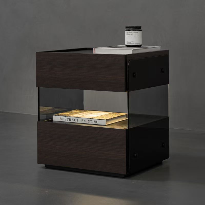 블랙+나뭇결 40*40*48