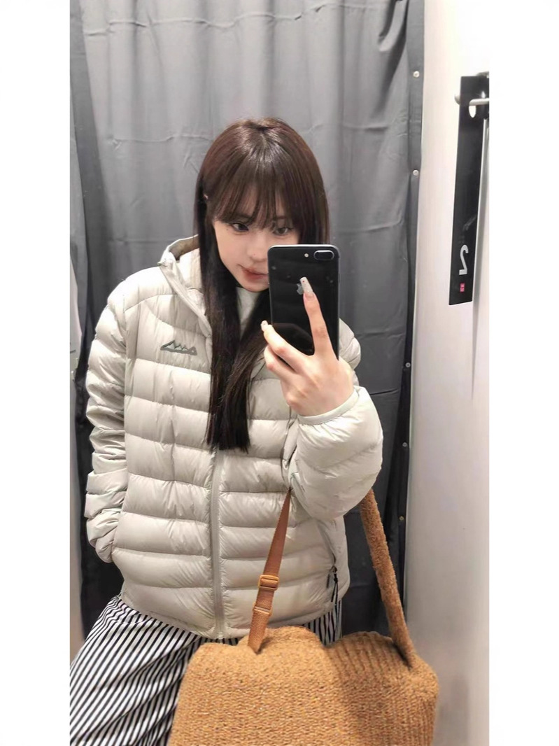 排骨服羽绒棉服女短款轻薄连帽年冬季新款休闲情侣潮牌面包服