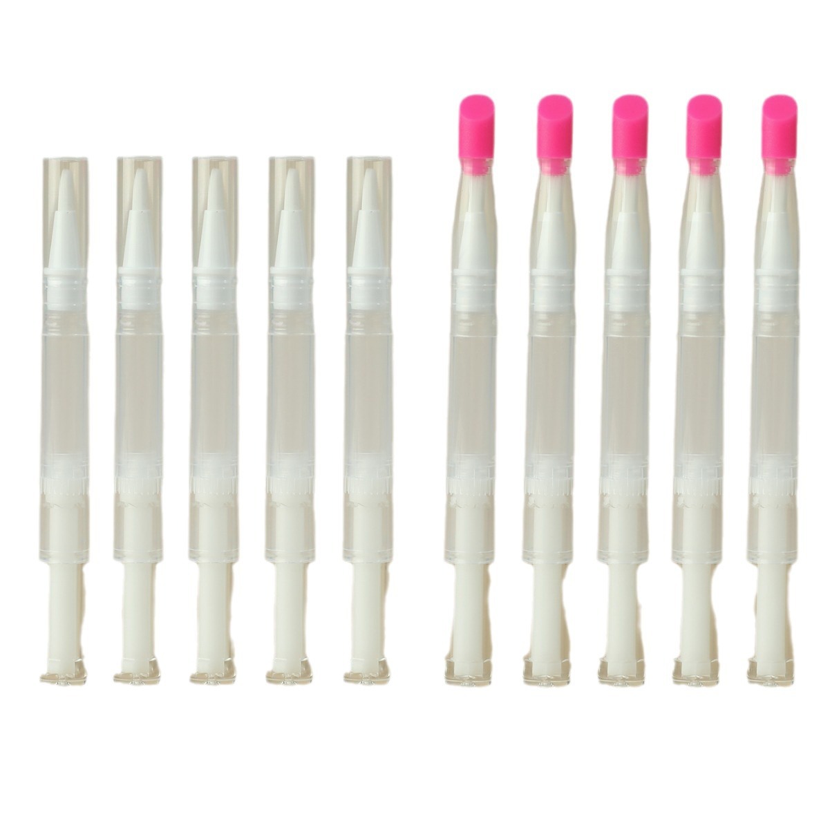 2.5ml4.5ml Rotary vacío pluma base líquida subpackaging pluma portátil esmalte de uñas botella vacía pluma maquillaje botella de viaje