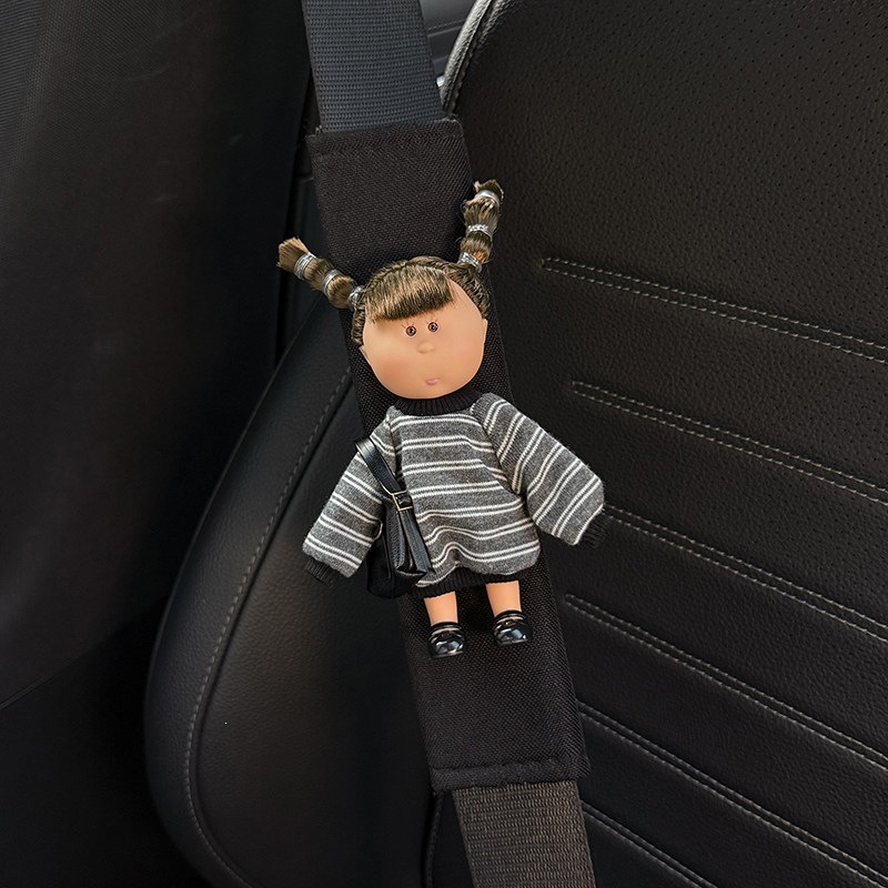 Potato Sister Car Seat Belt Shoulder Pads 2026 New Model Interior Safety Belt Decoration Anti-Wear Clothing Pair Cute