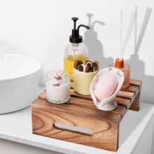 跨境木质烧色甜品摆台食物陈列置物架底座乡村风格户外婚礼收纳架