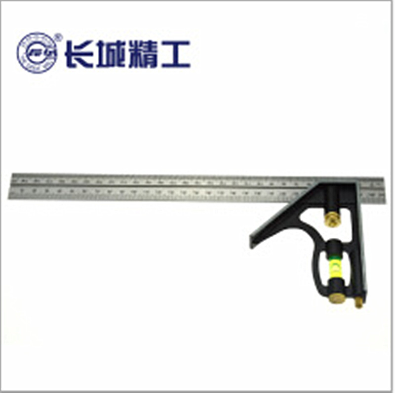 长城精工角尺拐尺不锈钢90度装修工具300mm角度尺测量工具