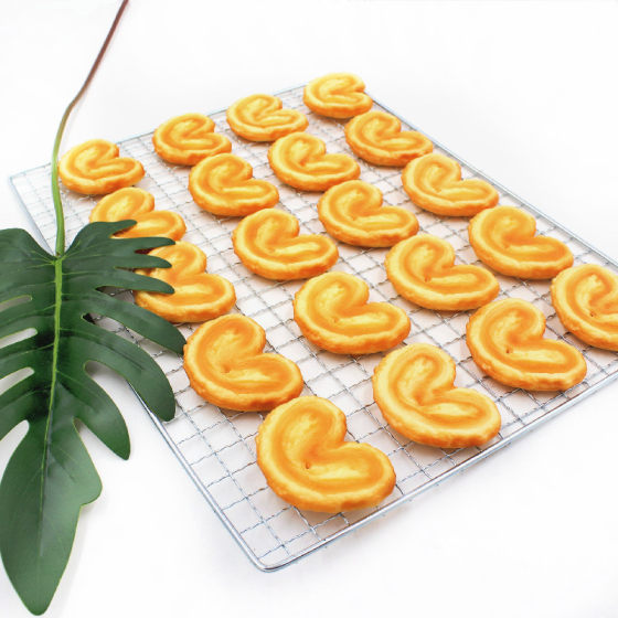 Factory in stock simulation cookies butterfly crisp food model DIY hair clip clip edge head accessories Japanese style
