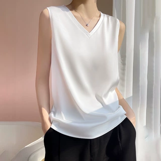 吊带背心女2026春夏季新款醋酸缎面西装内搭打底衫气质可外穿上衣