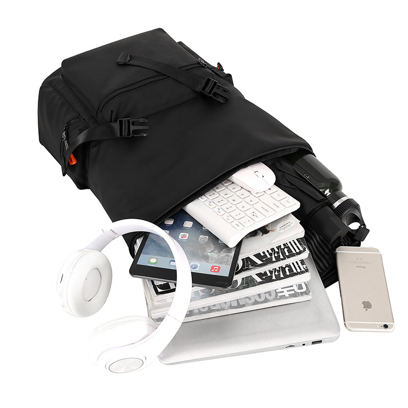 2022新款双肩包 大容量商务电脑包简约男士背包时尚学生书包带usb