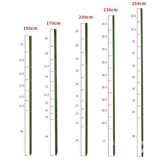 盛邦荣 Barbed wire fence solid cast iron triangular steel column cattle fence thickened breeding Y-shaped fixture mesh vertical