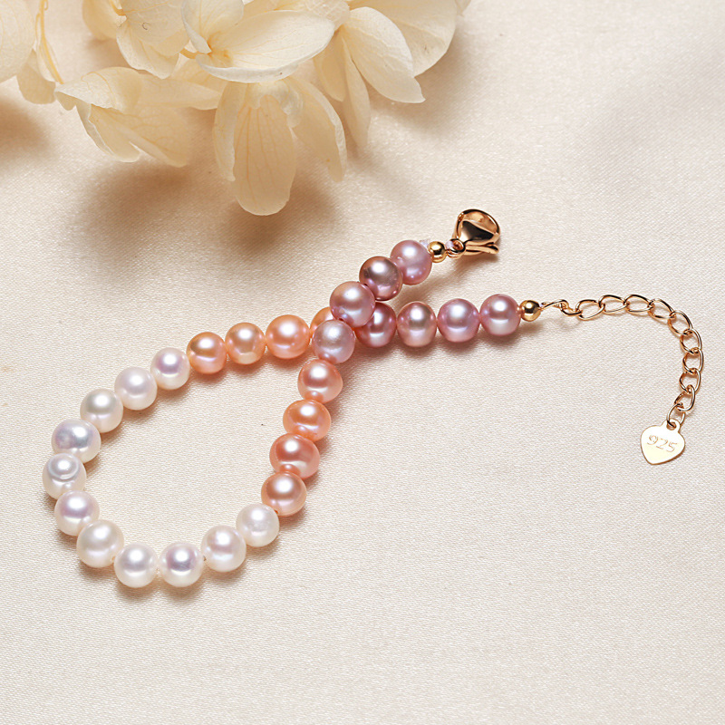 ドロップシッピングインターネットセレブライブブロードキャストジュエリージェーンバロックパールジュエリー小さなジュエリーストール淡水パールブレスレット