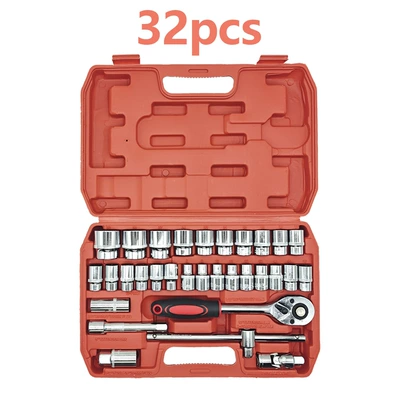Mühərrik tənzimləmə alətləri, Screwdriver Set 46 Pieces 53 - 32-piece-set-in-red-box