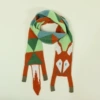 Fox Scarf - Khaki Claw