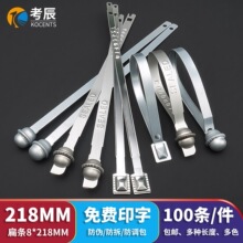 煤炭矿车封签马口铁皮封条铁路一次性高防盗铅封物流金属锁扣