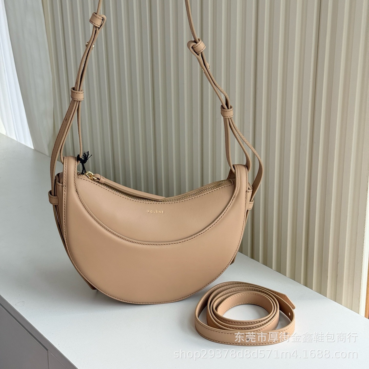 2025 French Luxury Niche Design New PO Trendy Crescent Shoulder Bag Women's Single Shoulder Crossbody Handbag - Thumbnail 6