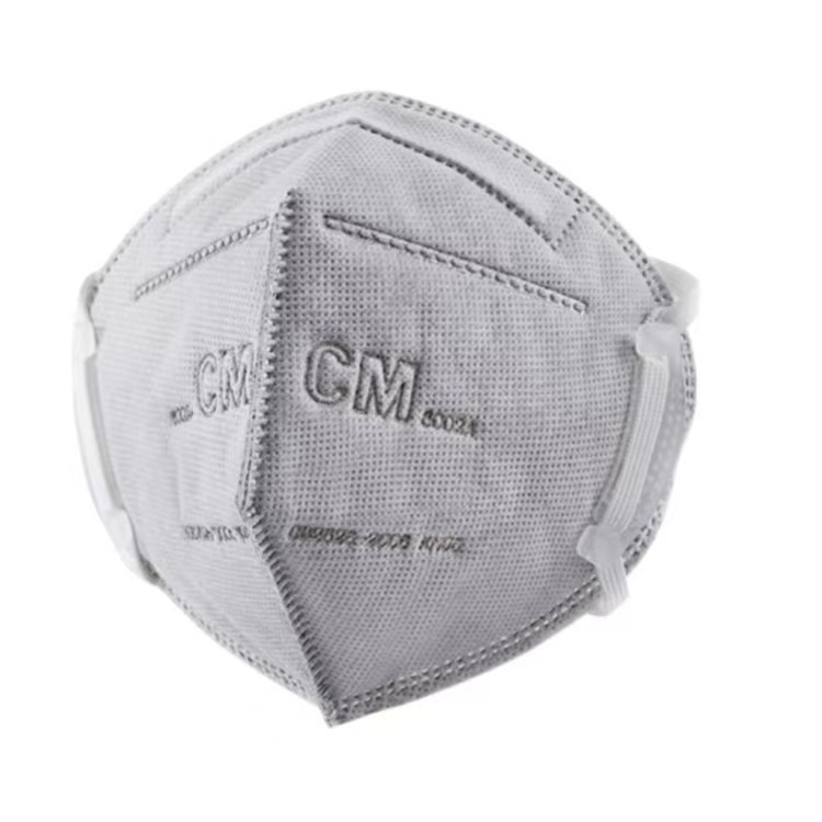 朝美6002A-2折叠式活性炭防尘口罩 KN95工业打磨装修煤矿口罩1&43