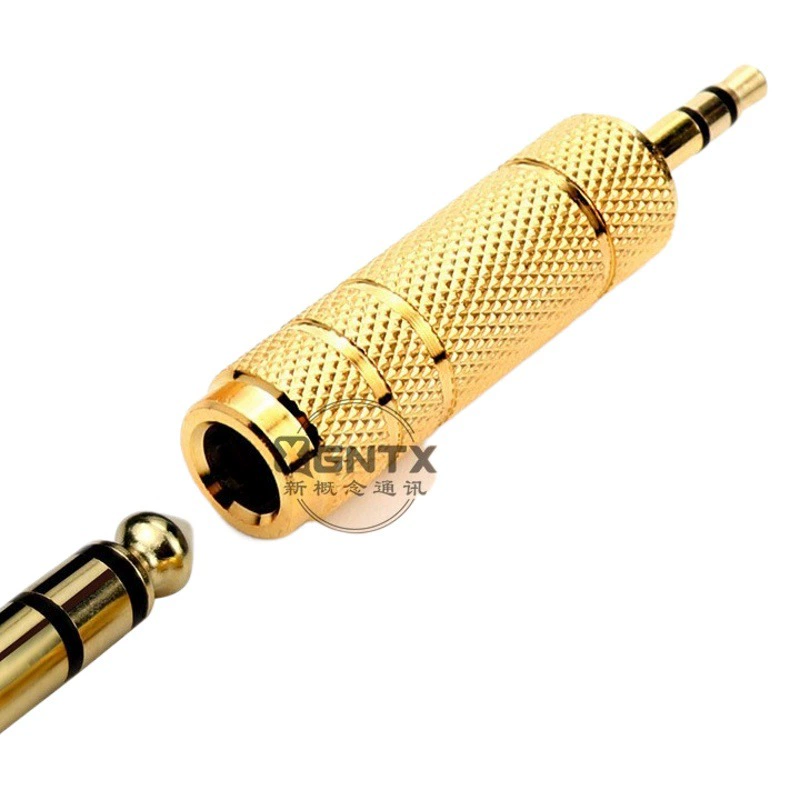 Адаптер для электрического ключа CW с 6,5 мм на 3,5 мм преобразователь головки стерео аудио штекер 3,5 двухканальный