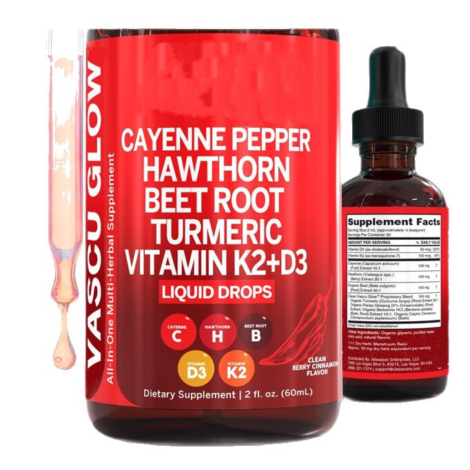 Tk Cross-Border Hot-Selling Product Chili Liquid Drops European and American Magnesium Complex Nad Us Market Bestseller Aliexpress Amz Vitamin Drops