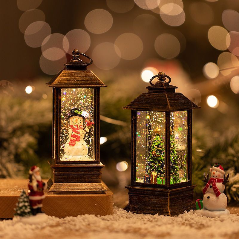 Caja de sonido iluminación de Navidad decoración de luces de color decoración de la tienda de escenas de diseño de adornos accesorios creativos regalos de luces de Nochebuena