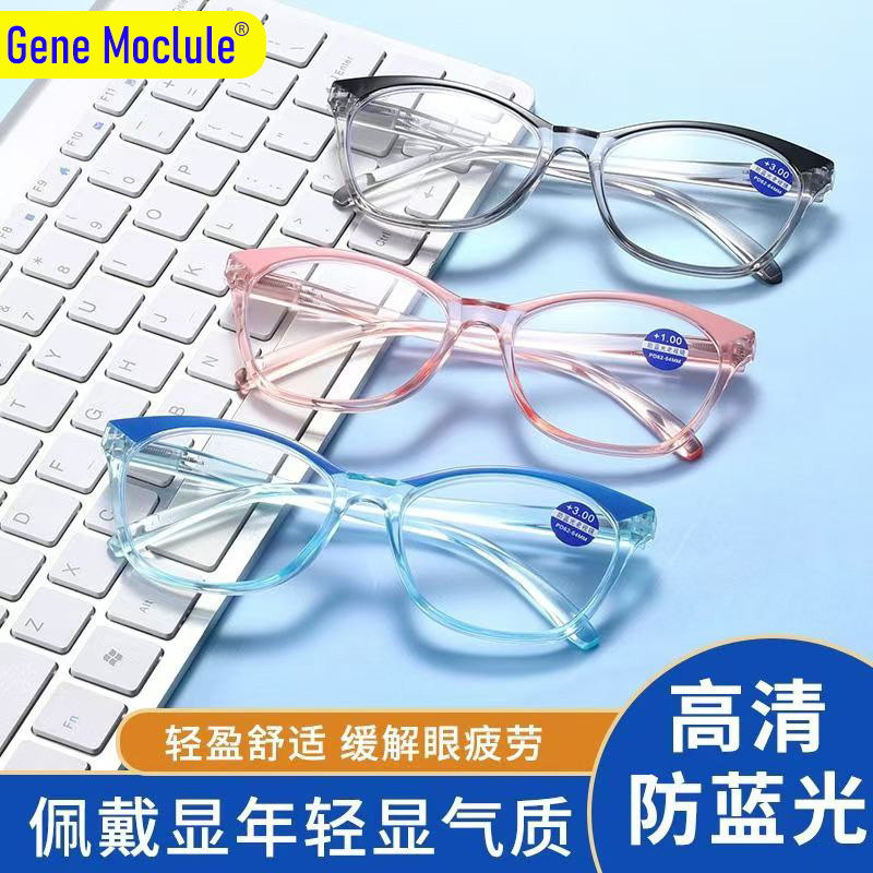 fashionable transparent glasses