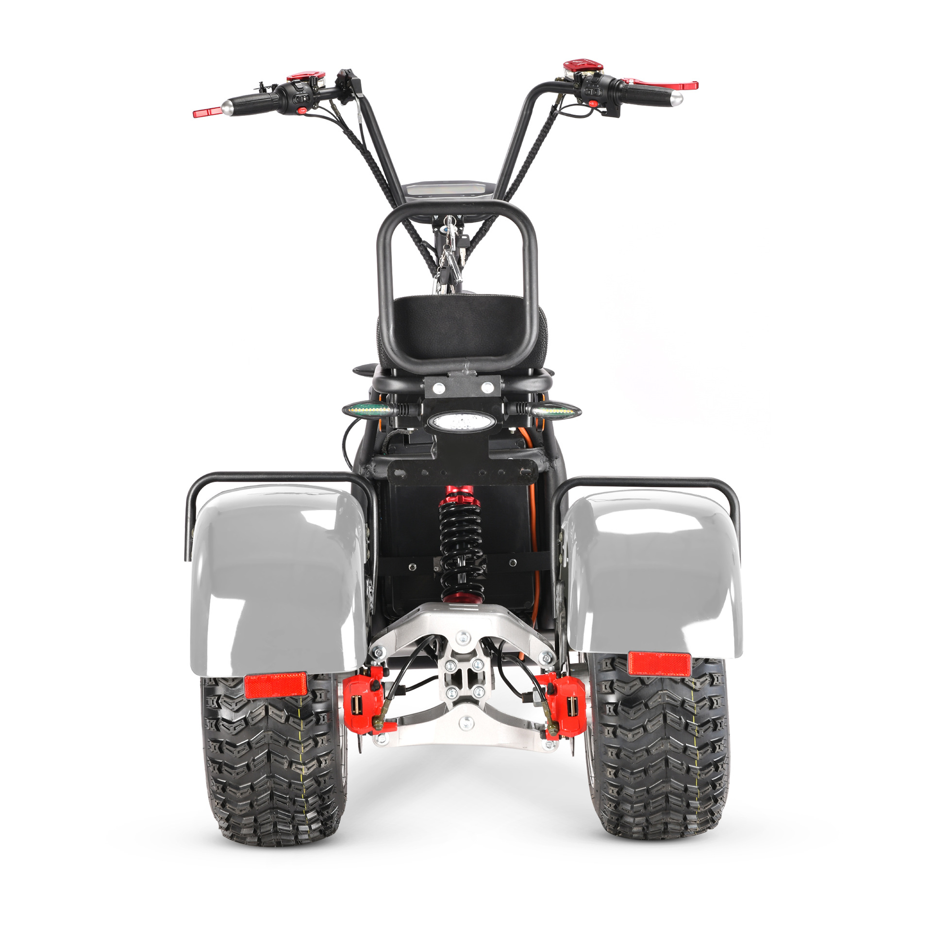 Eec Adult Mobility Scooter Dual-Drive Left and Right Swing Large Seat Cushion Single Bar Three-Wheel Motorcycle Harley Electric Vehicle