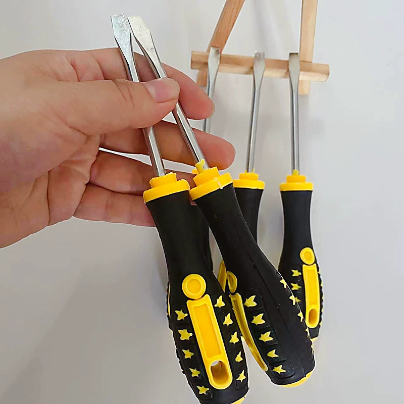 Yellow handle, screwdriver, wholesale