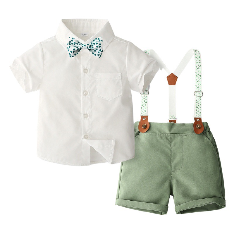 Fuente transfronteriza fabricantes verano nuevos pantalones de la Liga traje de tres piezas niños traje de estilo europeo y americano vestido de caballero fresco