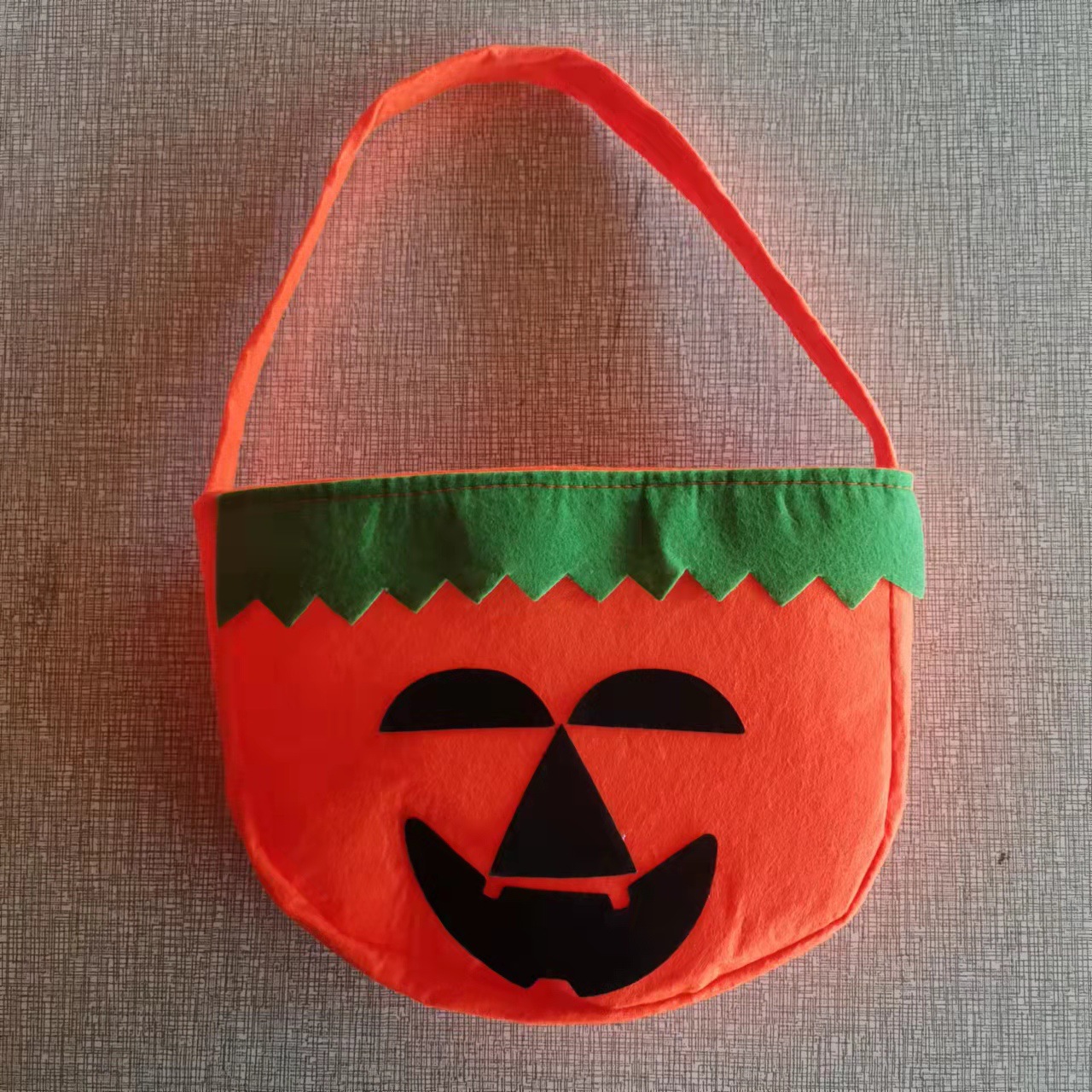 Halloween no tejido portátil bolsas de calabaza estereoscópicas bolsas de regalo dulces para niños espectáculo prop decorativo atmósfera