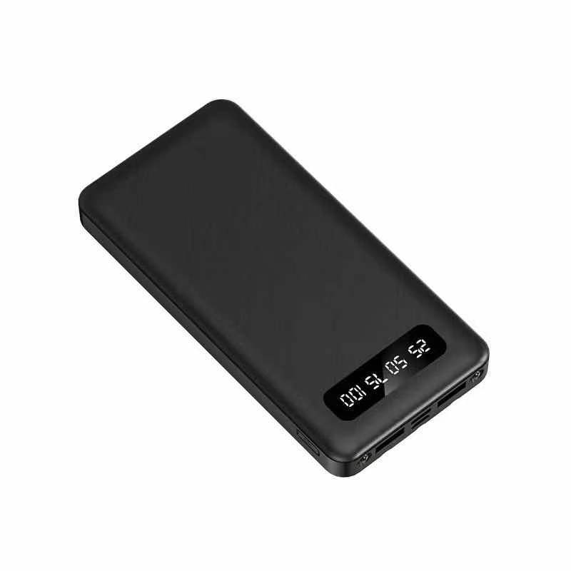 Fabricante suministro de cable de carga de energía portátil al aire libre delgada lámpara LED 20000 teléfono móvil cargador