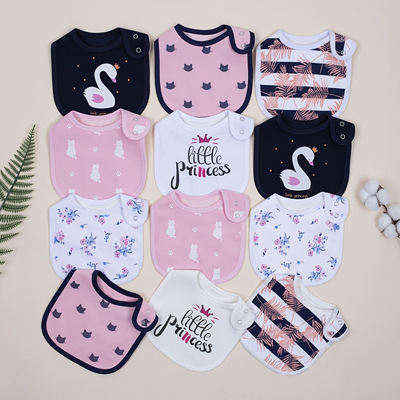 2026新款跨境代发12件可调节扣式青少年围兜防水透气跨境代发|ru