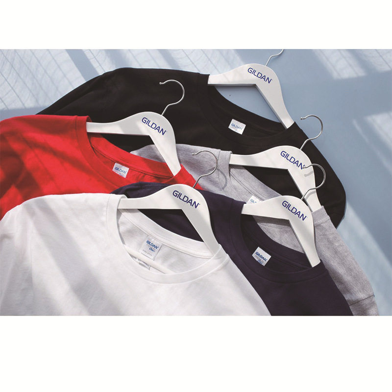 Gildan76400 gildan casual de manga larga Camiseta de algodón en blanco cuello redondo Camiseta publicidad camisa impresa logotipo