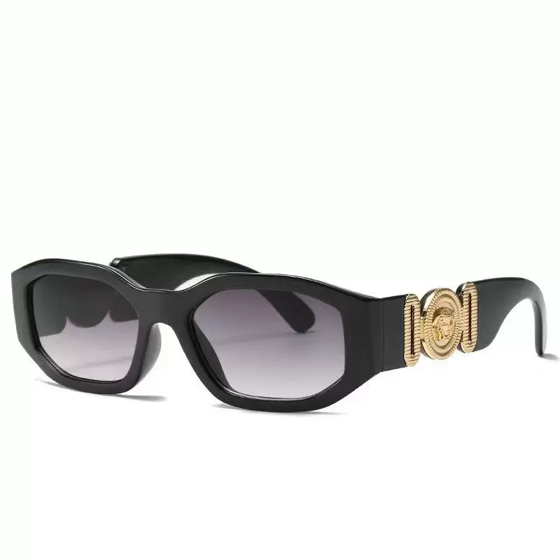 跨境时尚简约方形小框墨镜 新款欧美个性摩登人头潮流百搭太阳镜