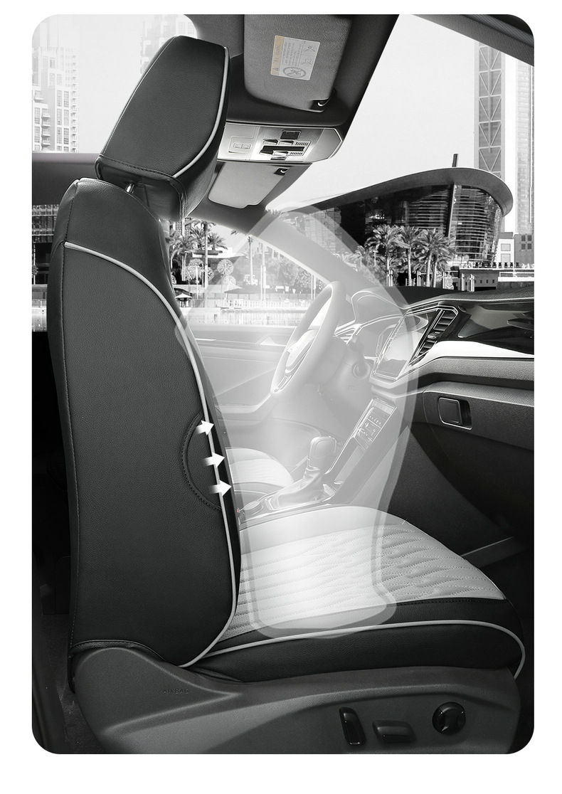 2022 FAW-Volkswagen Tange Special Car Seat Cover Four Seasons Universal Full-Surrounding Breathable Cushion Leather Seat Cover