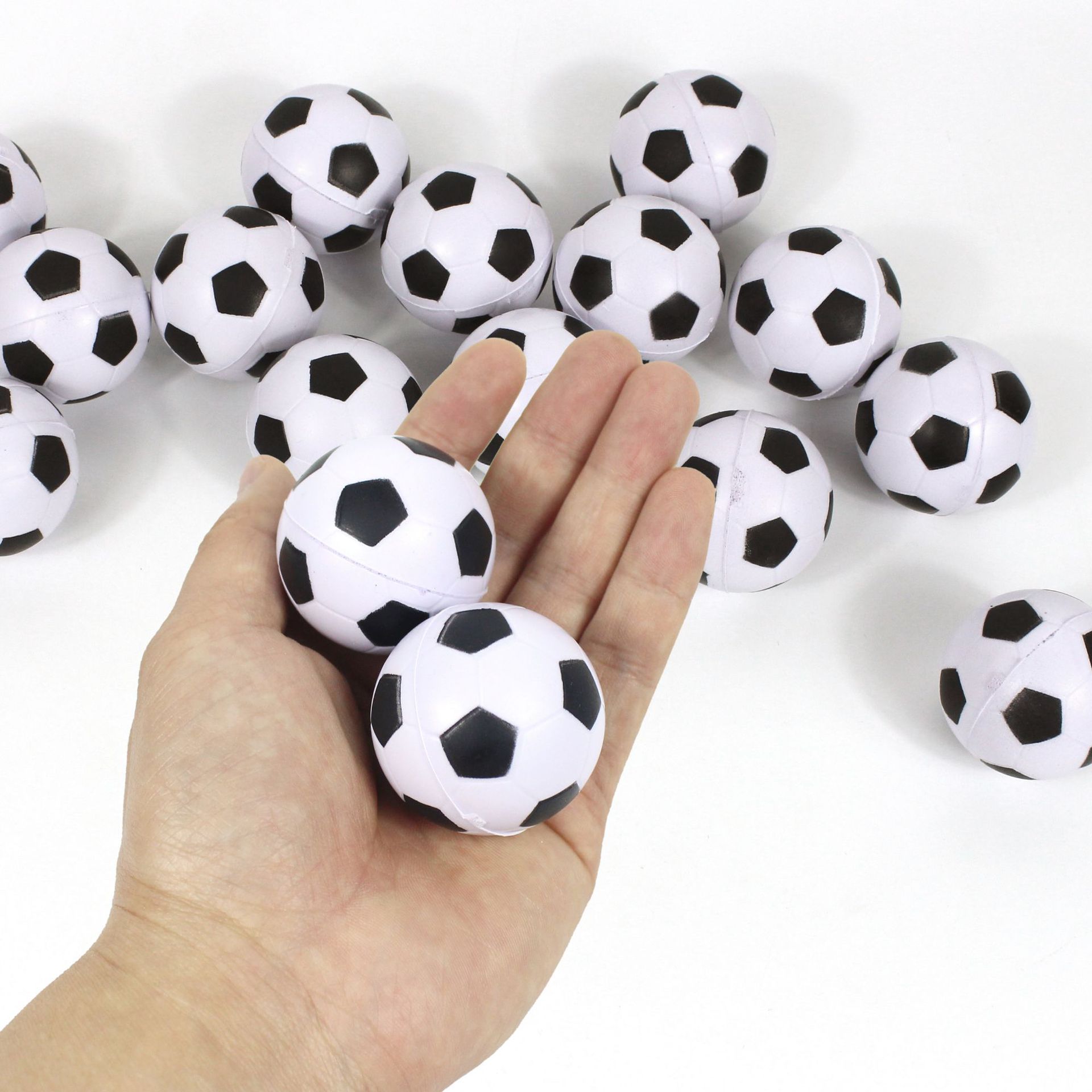 Solid Pu Football Basketball Rugby Sponge Kids Decompression Ball display picture 4